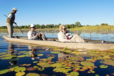 Botswana mokoro safari, Okavango Delta